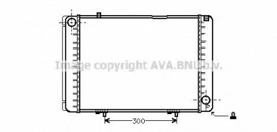 AVA QUALITY COOLING ms2134 -  Радиатор, охлаждение двигателя